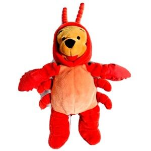 Winnie The Pooh Lobster Zodiac Cancer 8-in Bean Bag Plush Disney Store Astrology